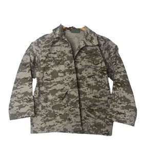 Trooper Army Sand Digital Camo Camouflage Jacket Shirt Boys Size M Costume